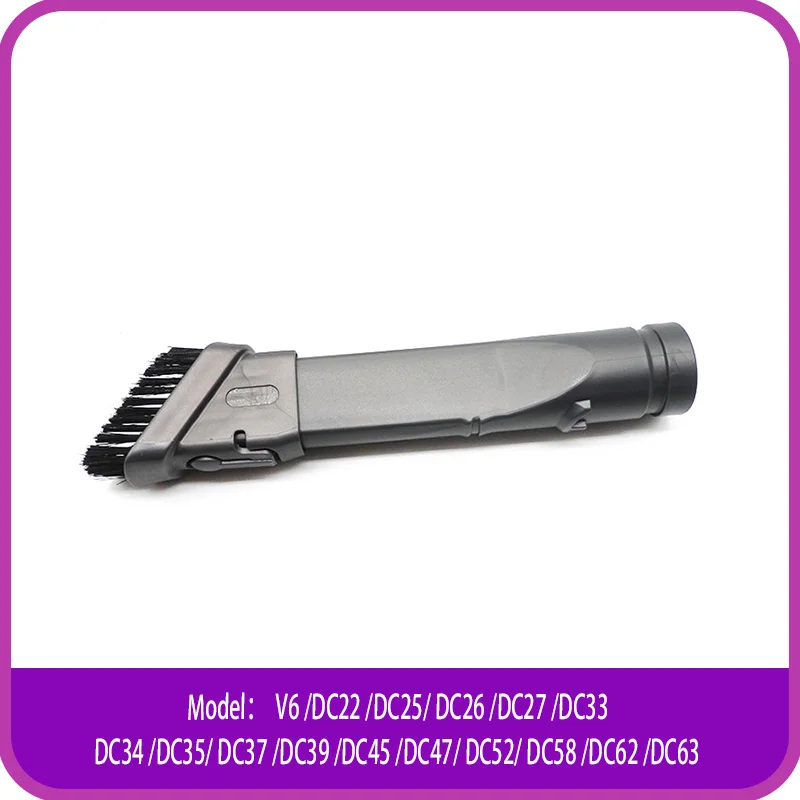 Brush Head  For Dyson V6 DC22 DC25 DC26 DC27 DC33 DC34 DC35 DC37** Vacuum Cleaner 2in1 Tool Retractable Brush Head Accessories