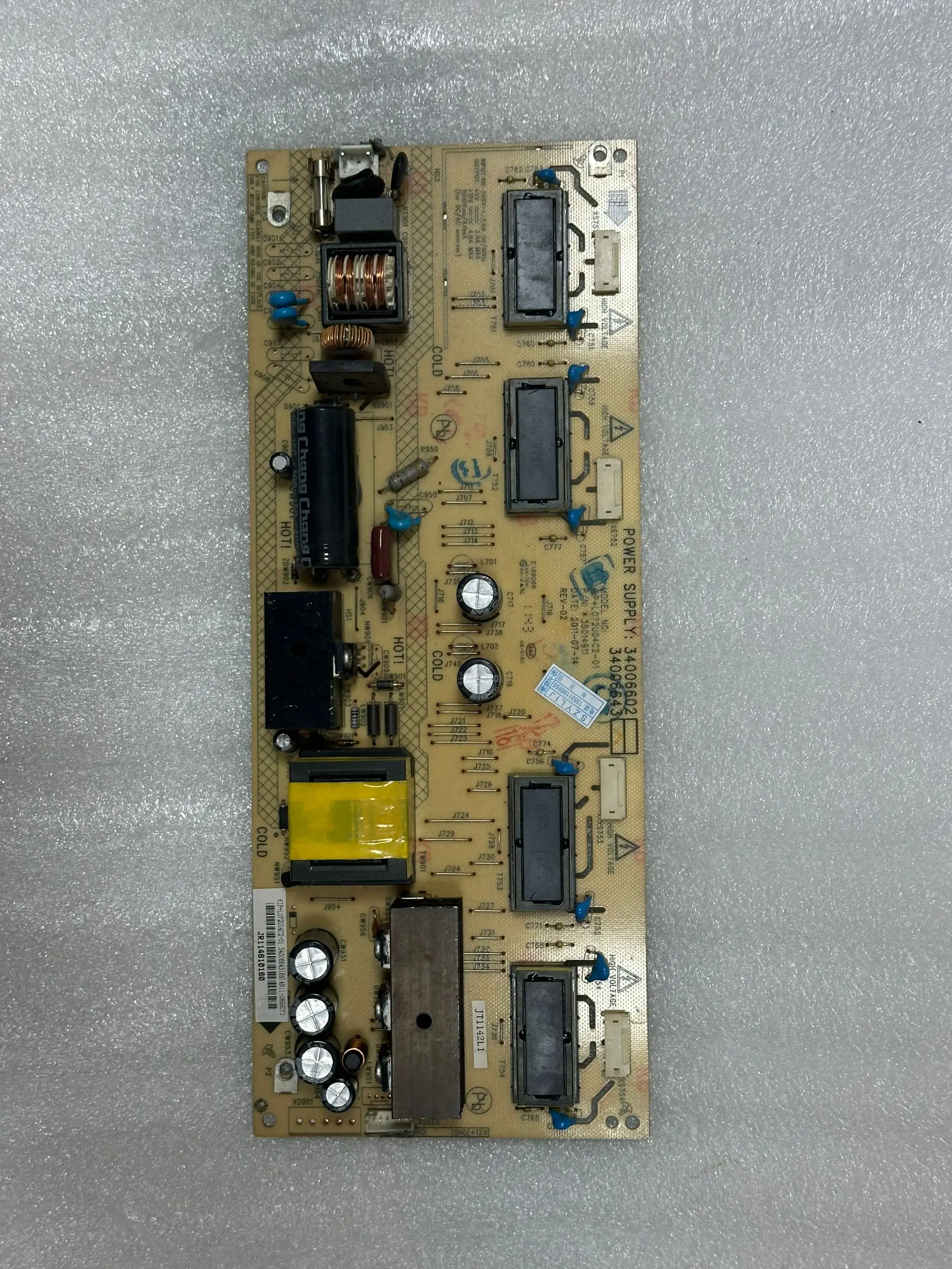 

Original Power board 34006602 34006923 35014359 KIP+L072U04C2-01 35014756 35014911 for LC32HS62 LC32HS62B LC26HS81B LC32HS6B