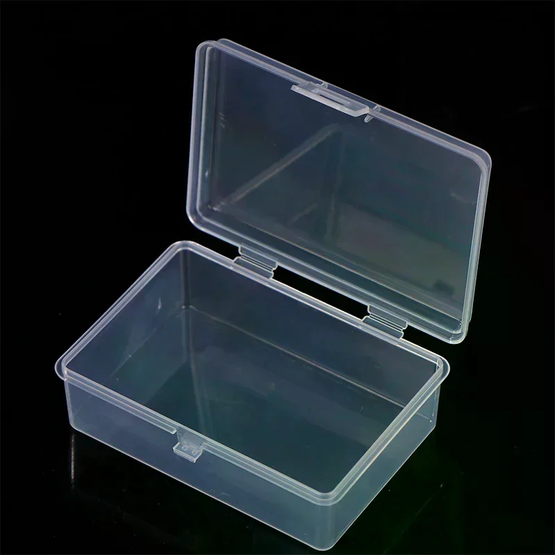 /HTF/Semi-Transparent Plastic Cards Cases Folder Matte Flip-Top Jewelry Box Accessories Storage Organize Packaging Boxes Small