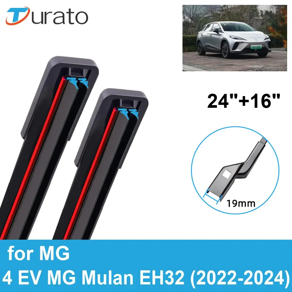 Car Wiper for MG 4 EV MG Mulan EH32 2022-2024 24