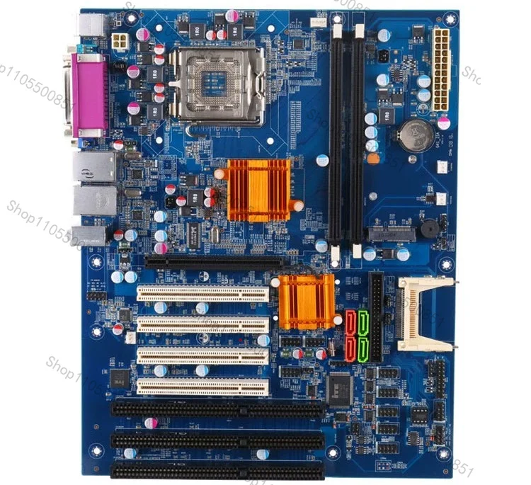 G41 with 3 ISA slots Industrial main board 4 PCI dual network interface cards