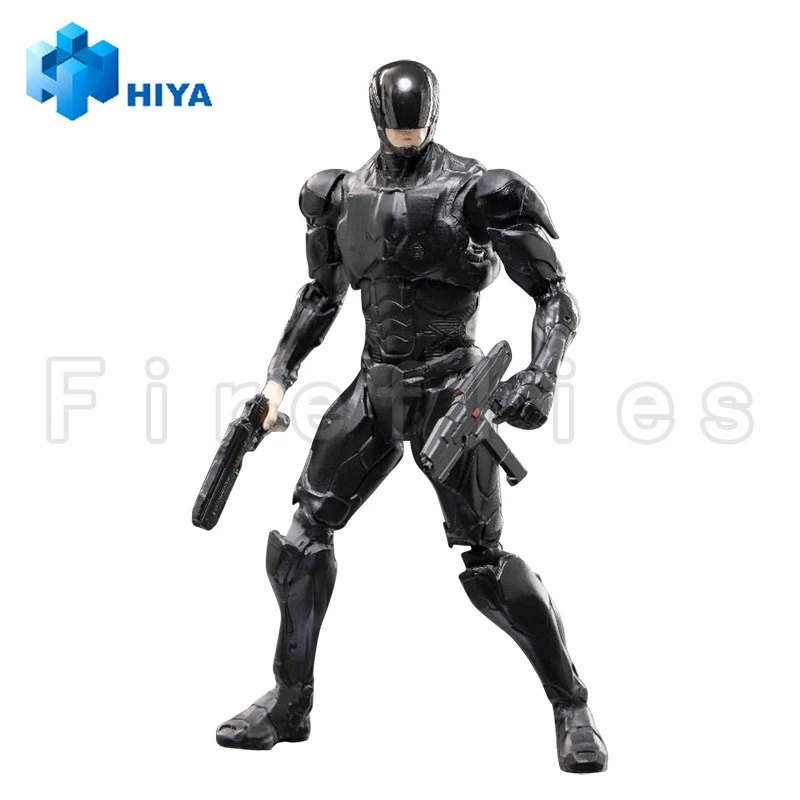 1/18 Hiya 4 Zoll Action figur exquisite Mini-Serie schwarz Robocop Anime Modell Spielzeug