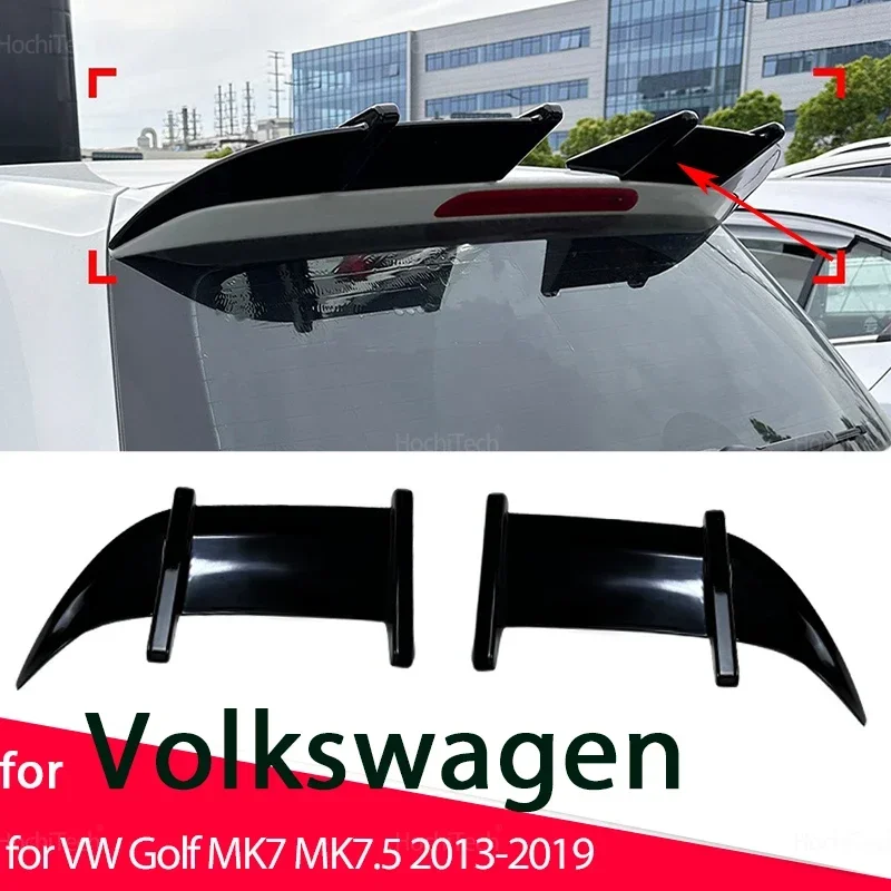 For Volkswagen VW Golf MK7 MK7.5 R-line 2013-2019 Car Rear Spoiler Cap Rear Trunk Roof Boot Lip Spoiler Wing Tuning