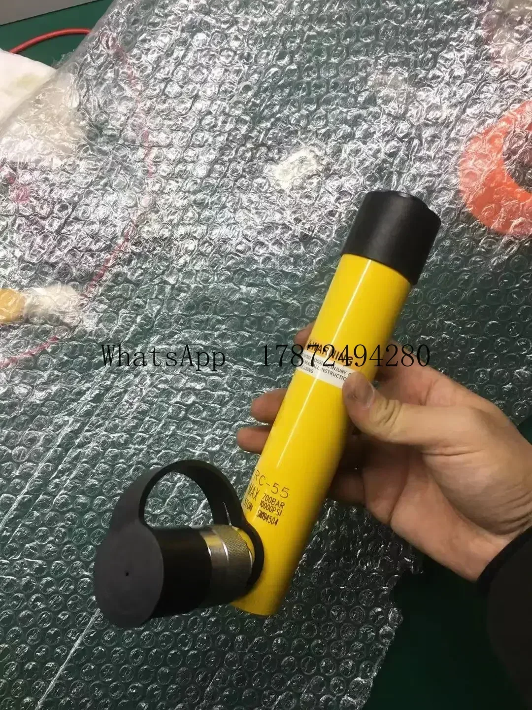 5 Ton Mini Hydraulic Plunger Cylinder Jack: Spring Return Single Action Spring R