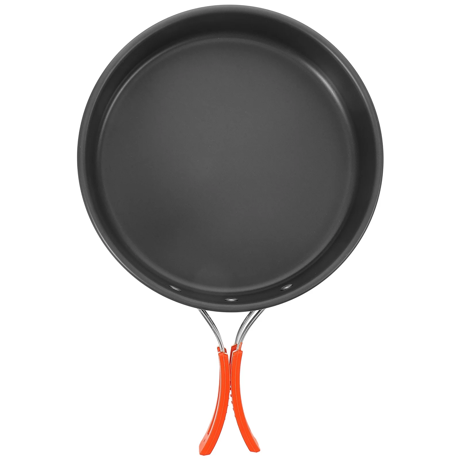 

Small Aluminum Alloy Camping Pot Nonstick Frying Pan Outdoor Camping Cookware Lightweight Durable Portable Camp Cooking Pan