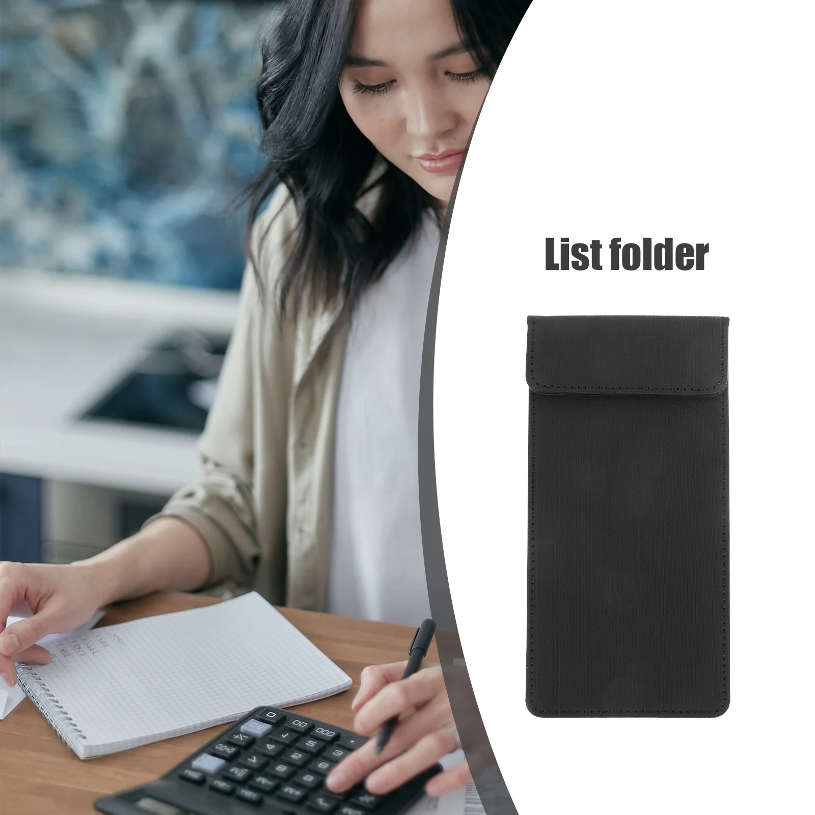 Clip Business Bill Holder Check Book Board Note Pads Pvc Books for Restaurant Meal Price