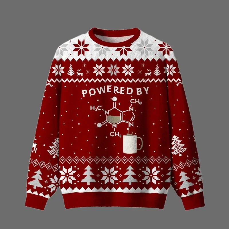 Popolare serie di sistemi informatici brutto maglione moda casual famiglia festa di Natale felpa con cappuccio oversize per adulti autunno/inverno