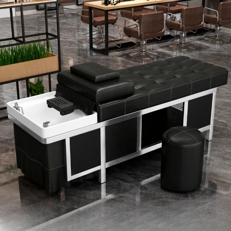 

Hair Wash Washing Spa Washbasin Headspa Beauty Salon Basin Pedicure Foot Salons Makeup Professional Sandalye Beauty Furniture