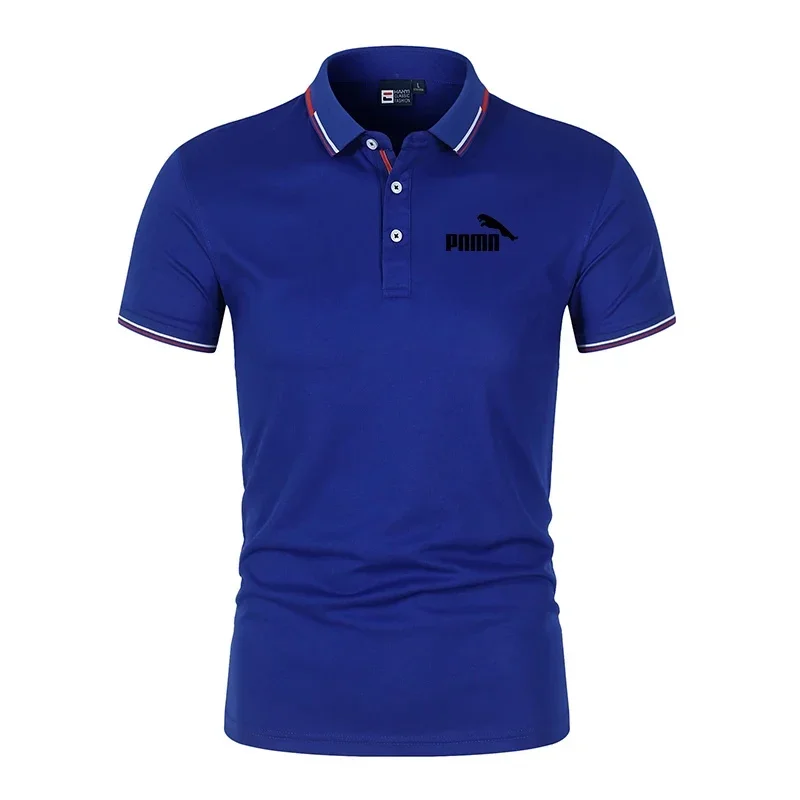 Summer Leisure Polo Shirt for Men's 2024 New Fashion Breathable Short Men's Top for Men's Clothing