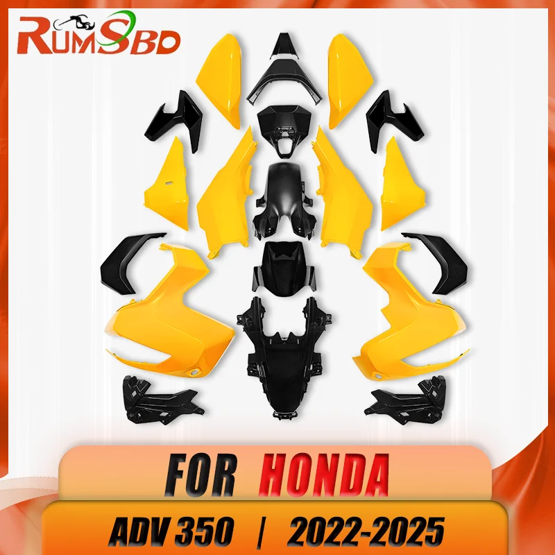 

Для Honda ADV 350 2022-2025 ABS инъекционный неокрашенный комплект кузова мотоцикла, полный комплект обтекателя рамы, детали для изготовления индивидуального чоппера