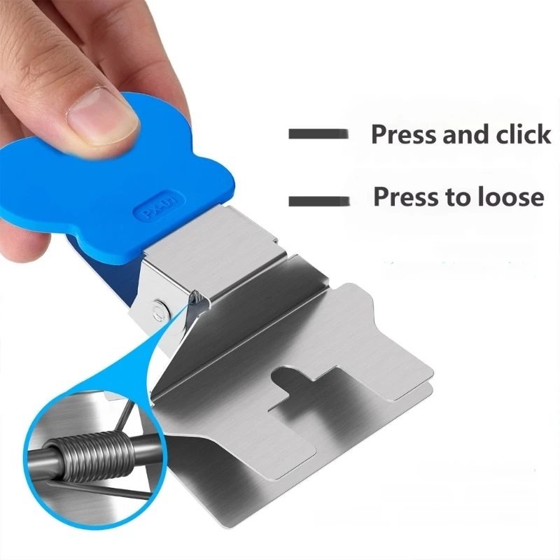 02DC FPC Clip Cable Holder with Shaped Spring Jaw and Adjustable Positioning for Reballing, Circuit Testing, Soldering, and Chip