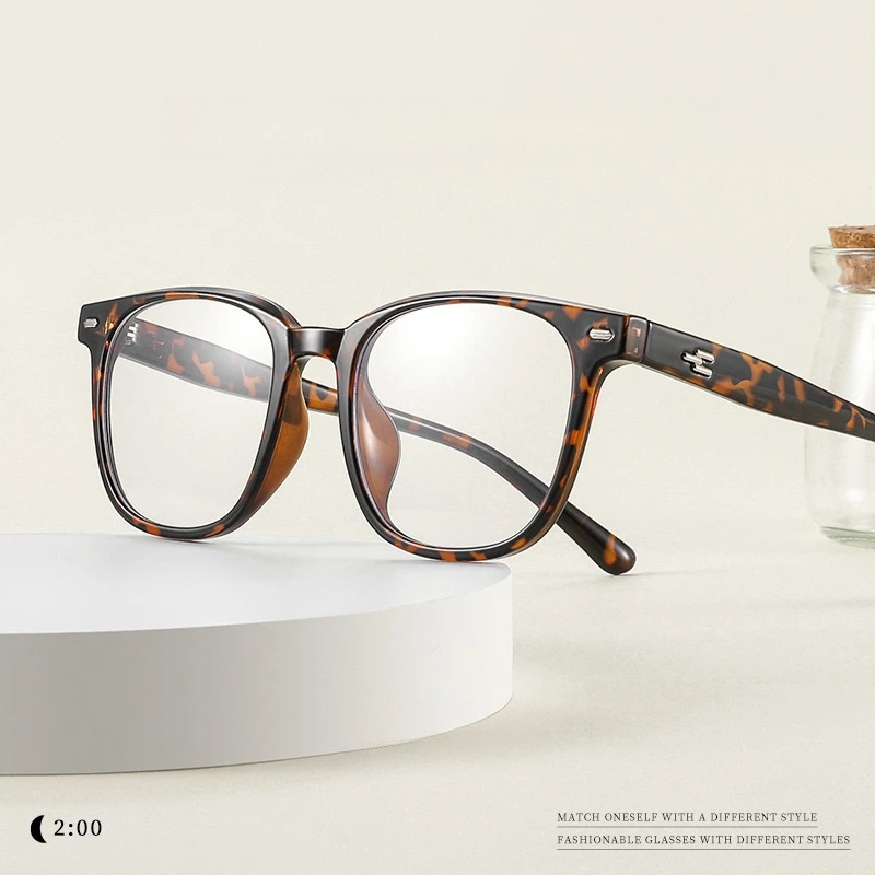 YIMARUILI Optische Brillen für Herren und Damen, blaues Licht blockierende Lesebrille, TR90, quadratische Grad-Brille 9089 – Detail 1