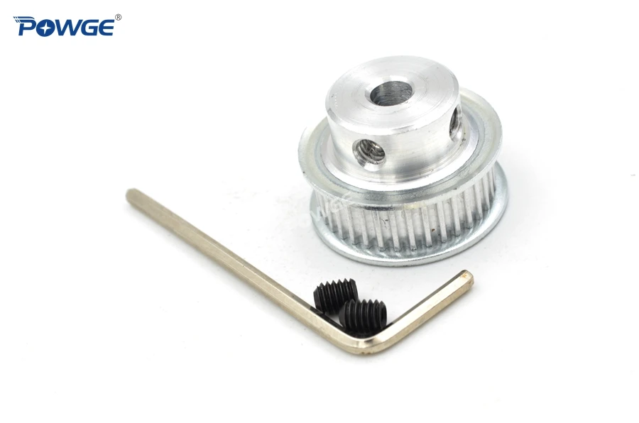 POWGE 40 zębów 2GT 2M koło pasowe rozrządu otwór 5/6/6.35/7/8/10/12mm dla GT2 pasek synchroniczny szerokość 6/9mm mała backlash 40 zębów 40T