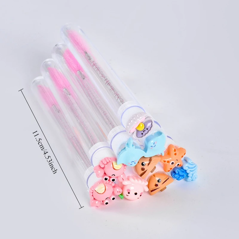 10 ชิ้น / แบบสุ่ม กล่องใส่แปรงปัดขนตา แปรงมาสคาร่า ที่ใส่แปรงปัดขนตา หลอดใส่แปรงปัดขนตา ที่เก็บแปรงปัดขนตา อุปกรณ์แต่งหน้า