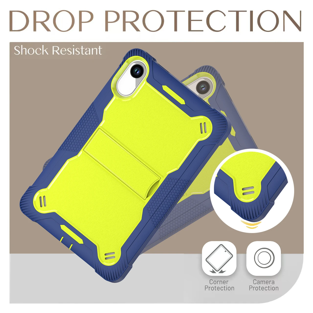 Armor Case For Xiaomi Redmi Pad 2 2025 11 inch Pad2 Model 25040RP0AG Anti-Slip Built-in Kickstand Hybrid Cover Shockproof Capa
