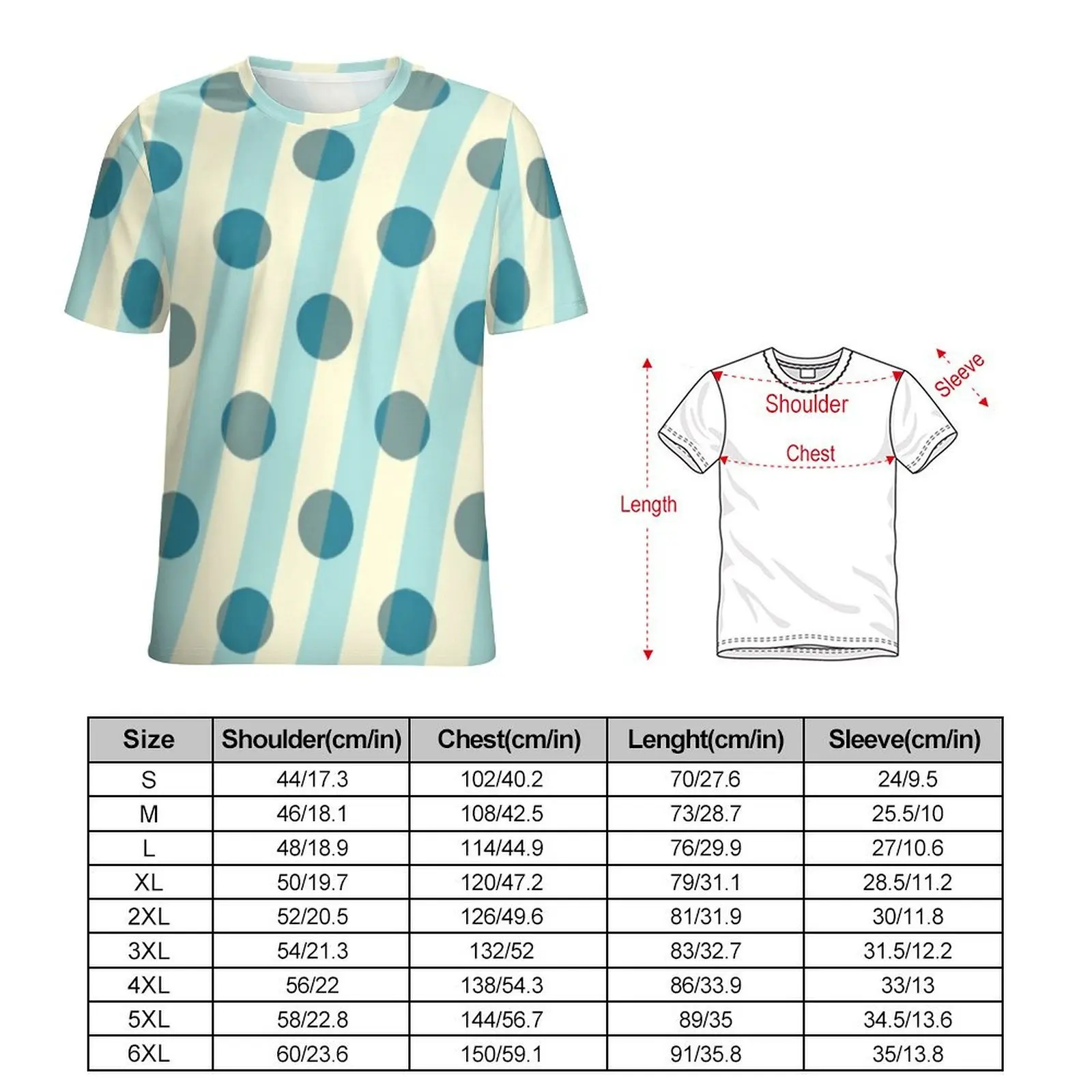 Men Dots And Stripes T Shirt Modern Art Harajuku T Shirts Short-Sleeve Graphic Tshirt Hot Sale Summer Awesome Oversize Top Tees