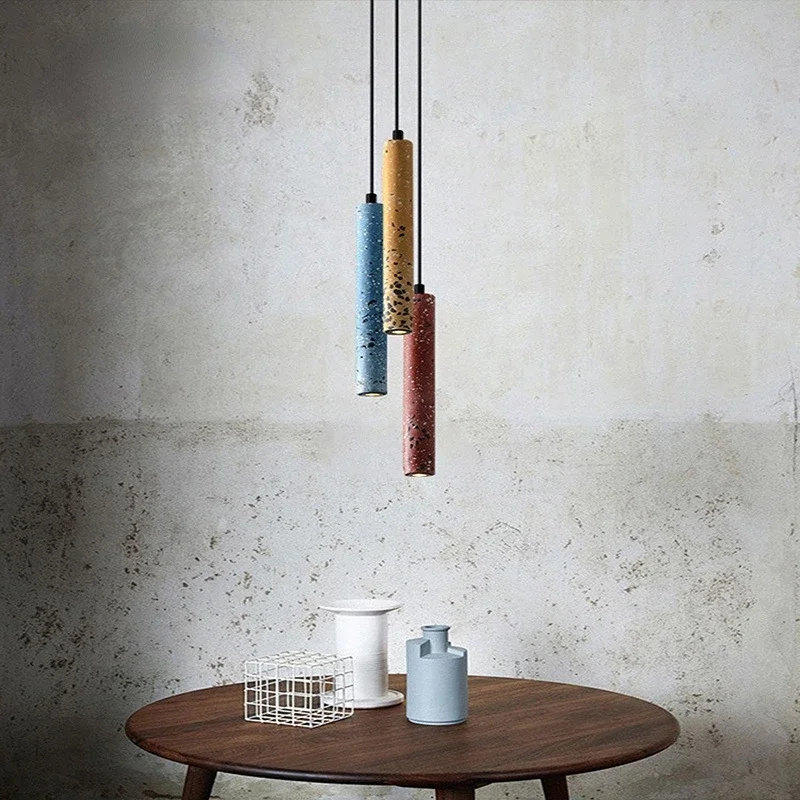 LED Waterstone Pendant Light, Longo Lustre, Estilo Industrial, Interior, Cozinha, Jantar, Quarto, Lâmpada de suspensão, Café, Bar