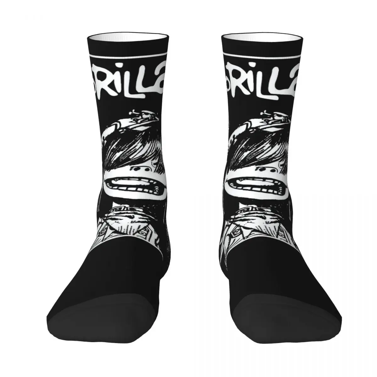 3D printing cosy Unisex Socks,Running Cool Music Band Gorillaz Skateboard Interesting Four Seasons Socks