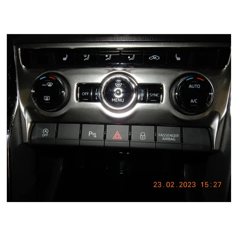 For Skoda KAROQ 2018 2019 2020 2021 2022 Car Interior Accessories Air Vent Adjust Knob Button Switch Panel Trim Cover Stickers view 6