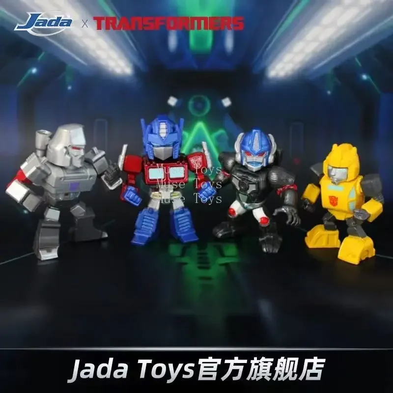 

Jada Transformed Toys Height 8cm Metal Ornament Optimus Prime Megatron Bumblebee Captain Gorilla Desktop Ornament Decoration