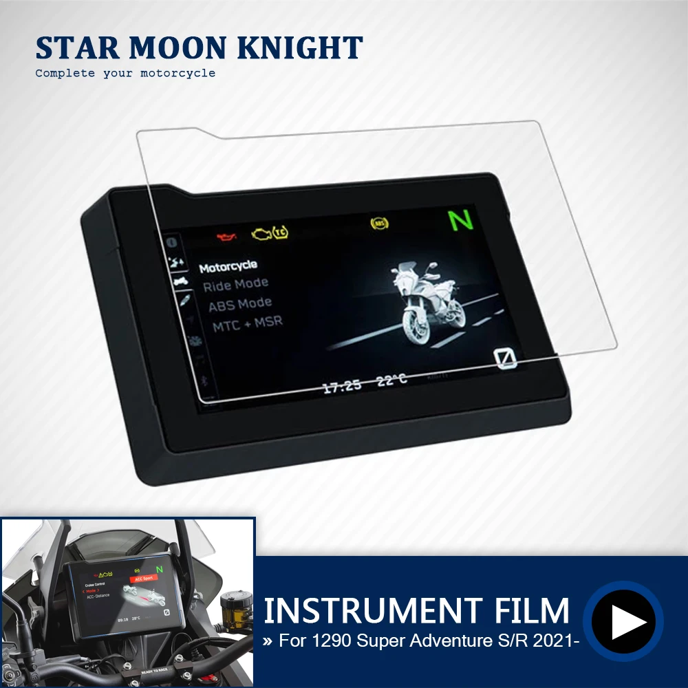 Motorcycle Instrument Film For 1290 Super Adventure ADV S R 2021 2022- Accessories Scratch Cluster Screen Dashboard Protection