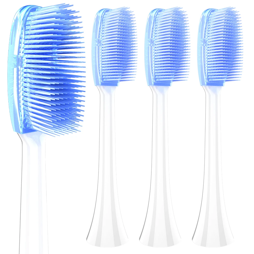 Compatible with Philips Sonicare Electric Toothbrush Replacement Brush Heads, Nano Silicone Bristles for Sensitive Teeth & Gums