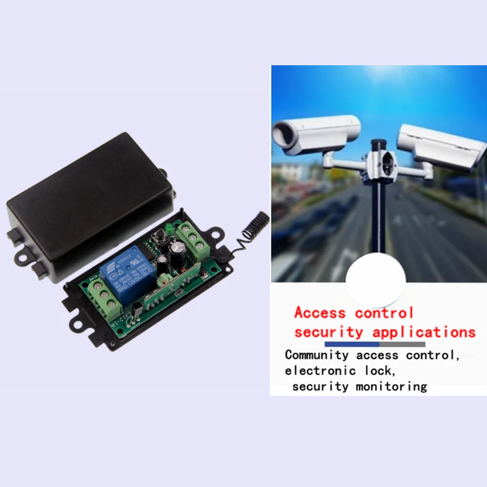 

Wireless Intelligent Remote Control Switch: DC9V, 12V, 24V RF Control For Multiple Groups Of 1CH Receivers + 6-Key Transmitter