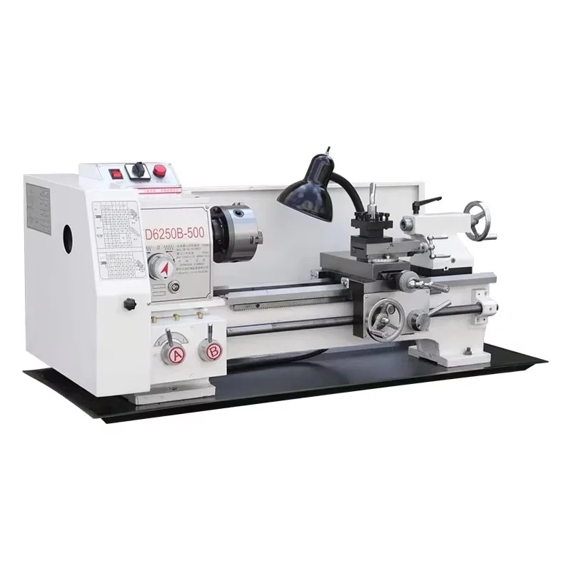 

220V 500mm household lathe, metal processing small machine industrial grade high precision extended desktop table instrument