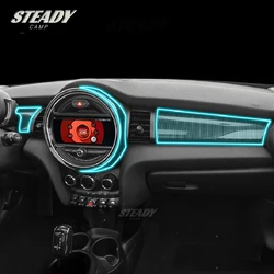 For Mini Cooper S 2016-2022 2023 Car Interior Center Console Transparent TPU Protective Film Anti-scratch Repair Accessories