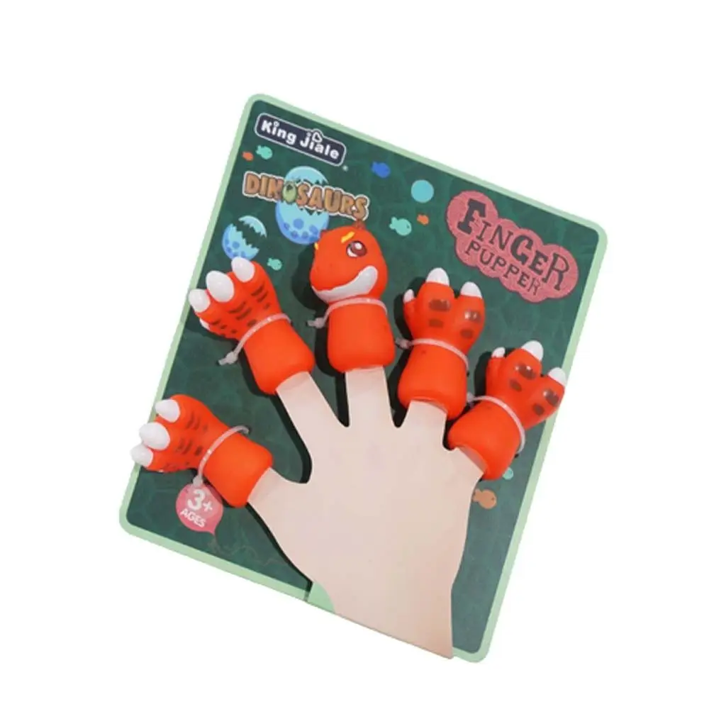 Fingerpuppen Rollenspielspielzeug Kinderpuppenspielzeug Tierkopf Handschuhe Fingerpuppen Dinosaurier Handpuppe Winzige Hände Spielzeug