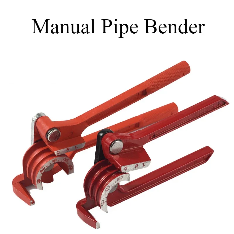 Liga de alumínio Mão Pipe Bender, Household Manual, Universal Pipe Clamp, Construir Ferramentas de Construção, 0-180 °