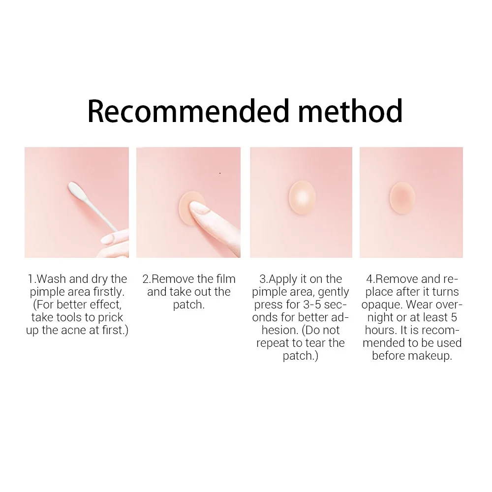 رقعة بثرة حب الشباب غير المرئية مقاومة للماء وقابلة للتنفس 25/28 رقعة تغطي بثرة حب الشباب #4
