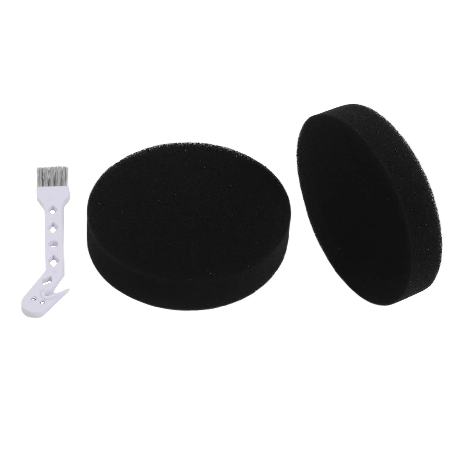 Juego de filtros de espuma Bissell que incluye 8 filtros previos al motor y cepillo de limpieza para los modelos 3836, 3197A, 2252, 3536, 2254, 3534, 3837