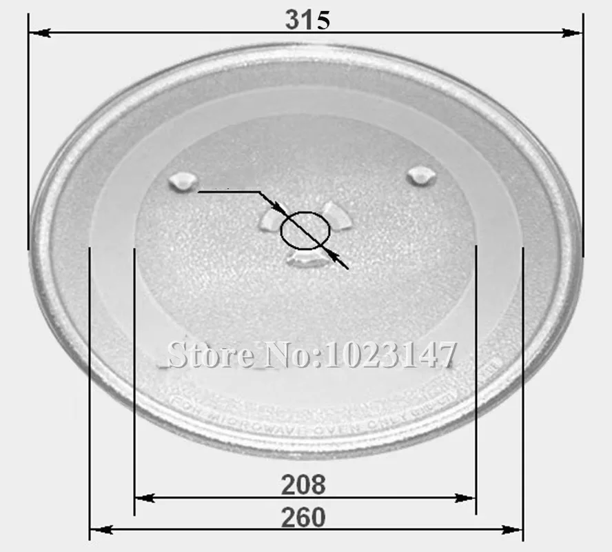 1 قطعة أجزاء فرن الميكروويف 31.5 سنتيمتر قطر لوح زجاجي مسطح لفرن الميكروويف سامسونج