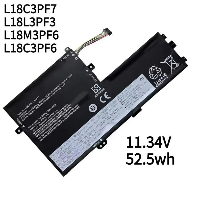 L18C3PF7 Replacement Battery For Lenovo L18L3PF3 L18M3PF6 L18C3PF6 L18M3PF7 IdeaPad S340 C340 Series High Quality Li-Po Battery