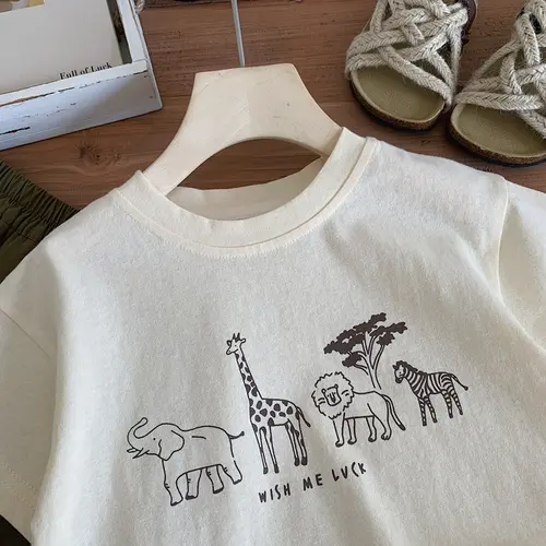 1 2 3 4 5years Kids Clothing Summer T-shirt Tops O-neck Casual Loose Baby Girl Boy Short Sleeve Tees Children's Clothes Tshirts - Image 6