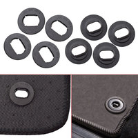 4Sets Oval Car Floor Mat Clips Car Interior Carpet Anti-slide Fixing Clip Trim for VW Golf GTI Seat Leon MK1 Skoda Octavia Fabia