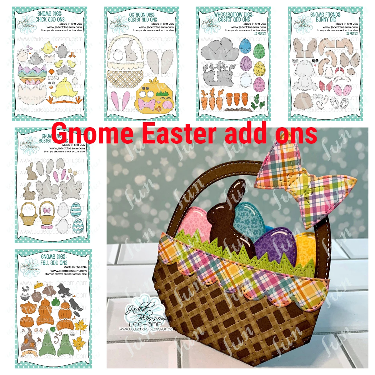 

Easter Add Ons Gnome Chubby Bunny Die Cutting Dies Scrapbook Diary Decoration Embossing Cut Die Template DIY Paper Card