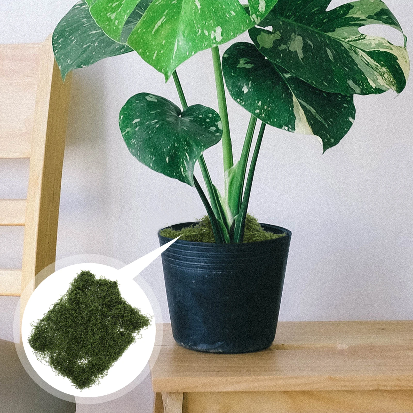 

Moss Turf Pot Plant Artificial Plants Indoor Fake Grass Decor False Decorative Faux