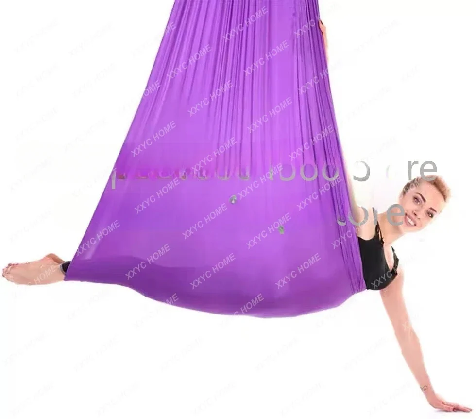 4*2.8m GYM Home Fitness Nylon Aerial Yoga Hammock Anti-Gravity Swing Pilates Yoga Belt Body Building Shaping 16 Colors