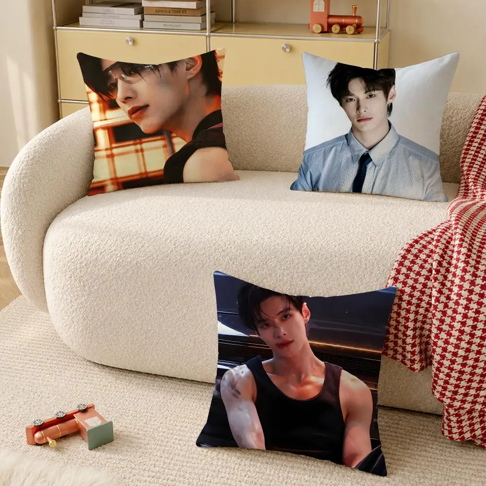 Y-Youth Campus Novel He Yu Jin Chao Cushion Cover Pillow Cover Decorative Throw Couch Home Decor for Living Room Sofa