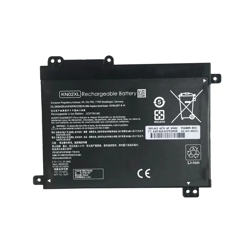 Imagem -02 - Jc-bateria do Portátil para hp Pavilion 7.7v 37.2wh Kn02xl 11m-ad013dx Hstnn-lb7r Hstnn-ub7f 916809855 916365541 Tpn-w124