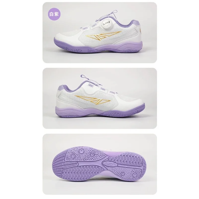 Classic Brand Professional Table Tennis Shoe Designer Quick Lacing Badminton Trainer exercise Shoe Anti Slip Indoor Court Shoe