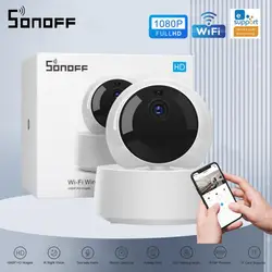 SONOFF-minicámara IP GK-200MP2-B para interiores, cámara de seguridad inalámbrica con WiFi, 1080P, HD, Monitor de visión nocturna, cámaras de vigilancia CCTV