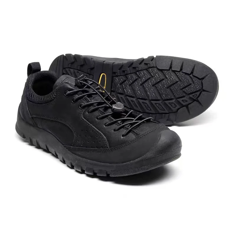 High Quality Brand Men's Hiking Shoes Big Size 35-45 Anti-Slip Durable Leather Trekking Shoes Man Comfort Outdoor Sneakers Women image 4