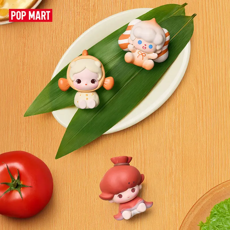 POP MART POP BEAN DIP FORFOP Series Mini Doll Blind Box Surprise Mystery Container Ornament Figurines Home Toy