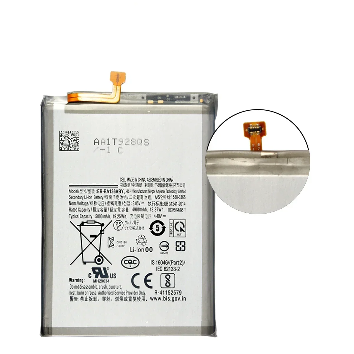 Brand New EB-BA136ABY 5000mAh High Quality Replacement Battery For Samsung Galaxy A13 5G image 2
