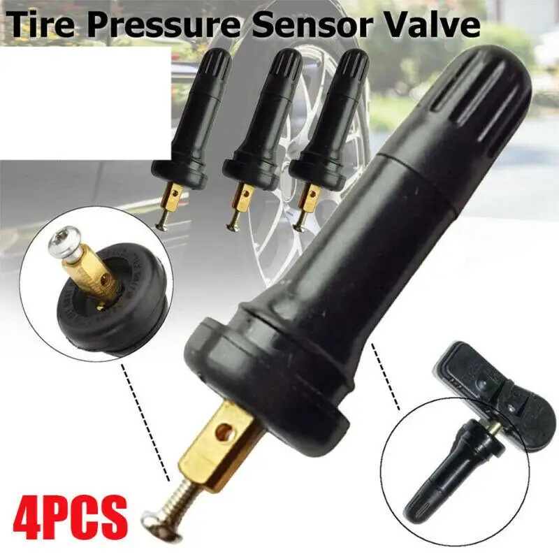 

4pcs Car Tyre Pressure Sensor Valve Tire Right Angle Valve Spouts Repair Kit For Ford Fiesta Focus Mondeo Car Accessory