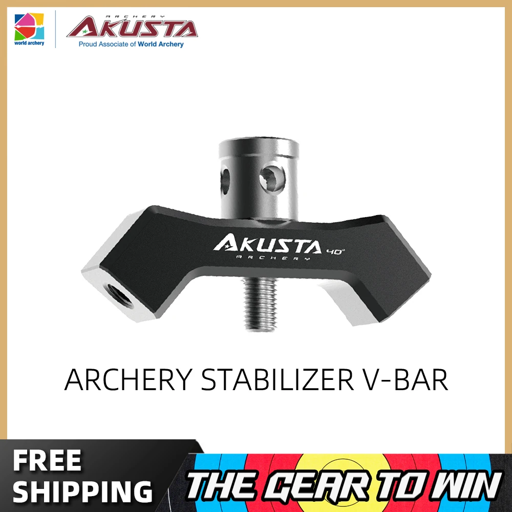 

Akusta Archery Accessories For Recurve Bow Stabilizer V-Bar 40 Degree 45 Degree