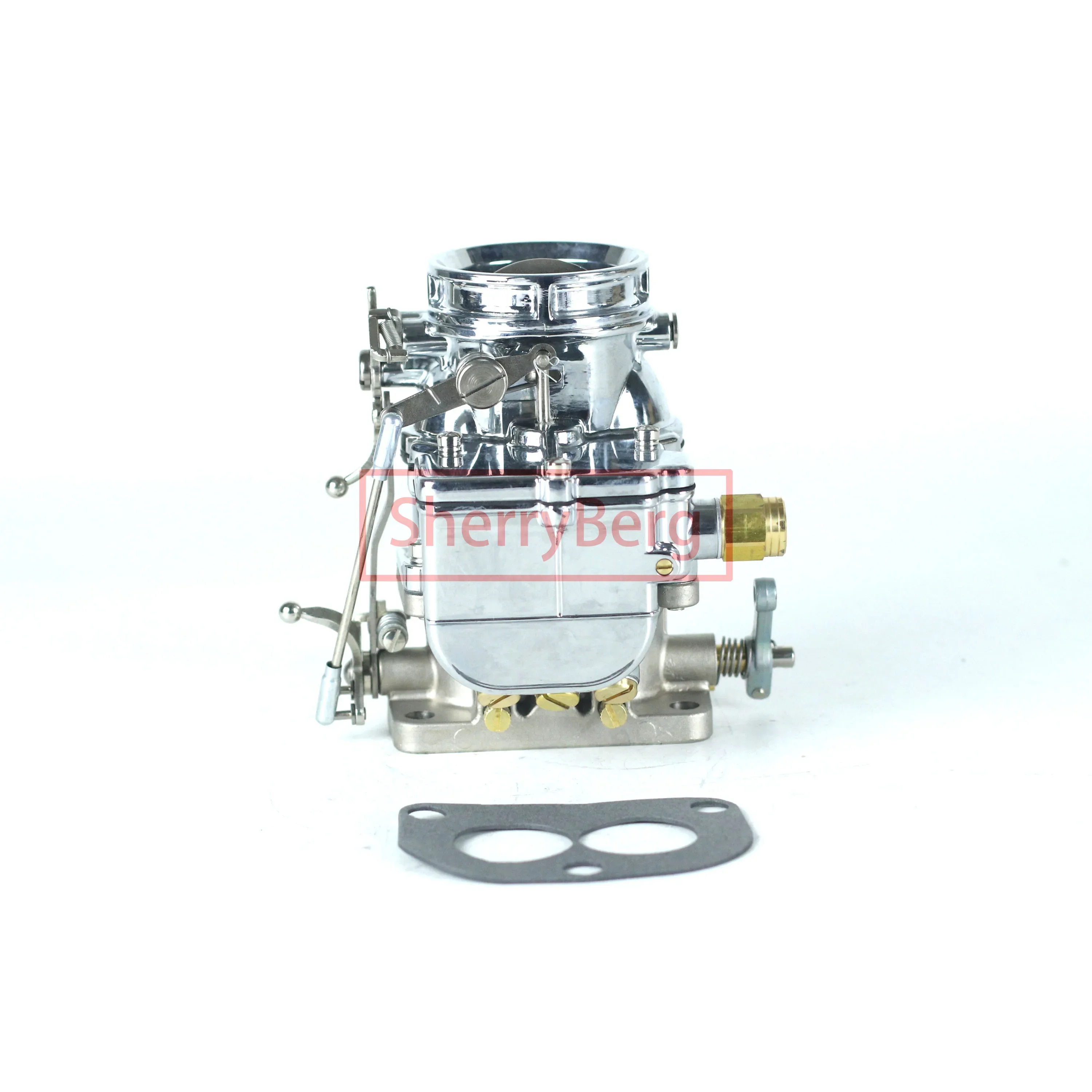 SherryBerg الساخن قضيب الكروم القديم المكربن الكحول ل Stromberg 97 نموذج Speedway 9-Super-7 Carb 2-Bbl Carburador كلاسيكي جديد